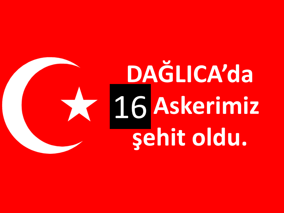 Dağlıca Şehitlerimizin İsimleri