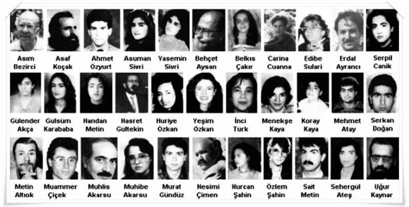 1993 Sivas Madımak Oteli’nde Ölenler