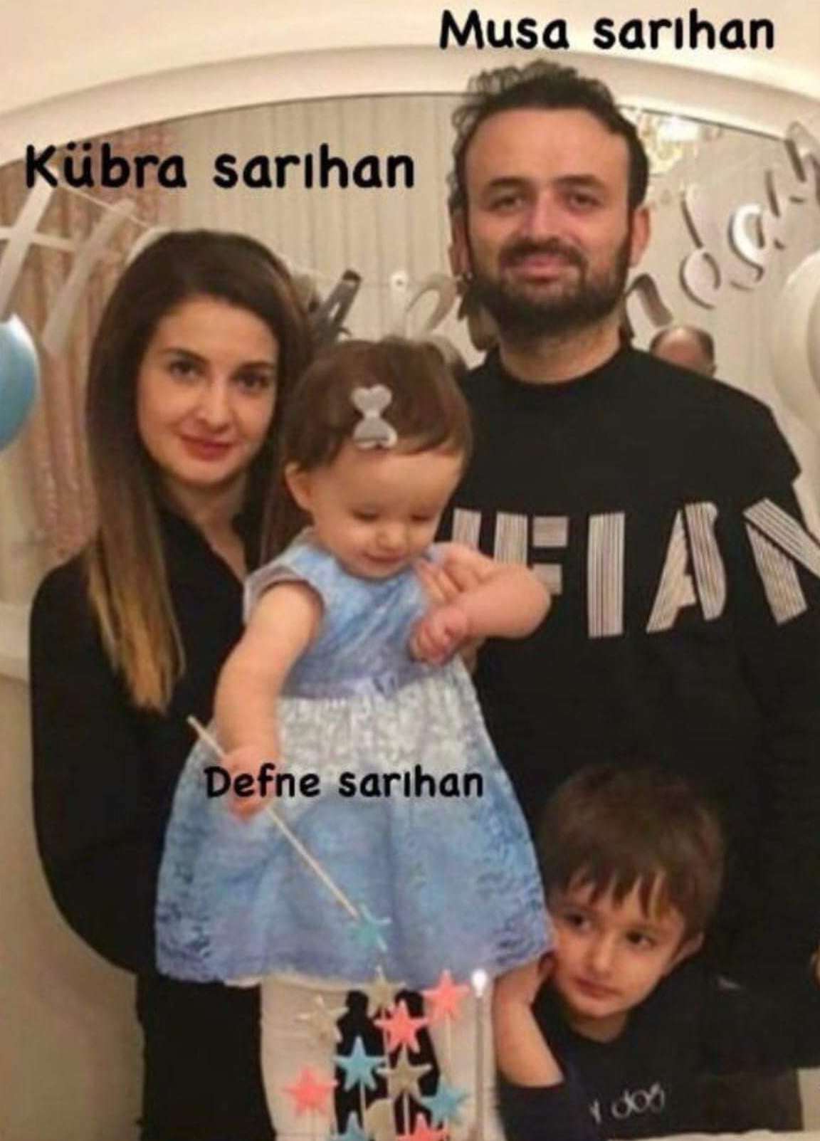 Kübra Sarıhan, Musa Sarıhan, Defne Sarıhan, Rüzgar Sarıhan