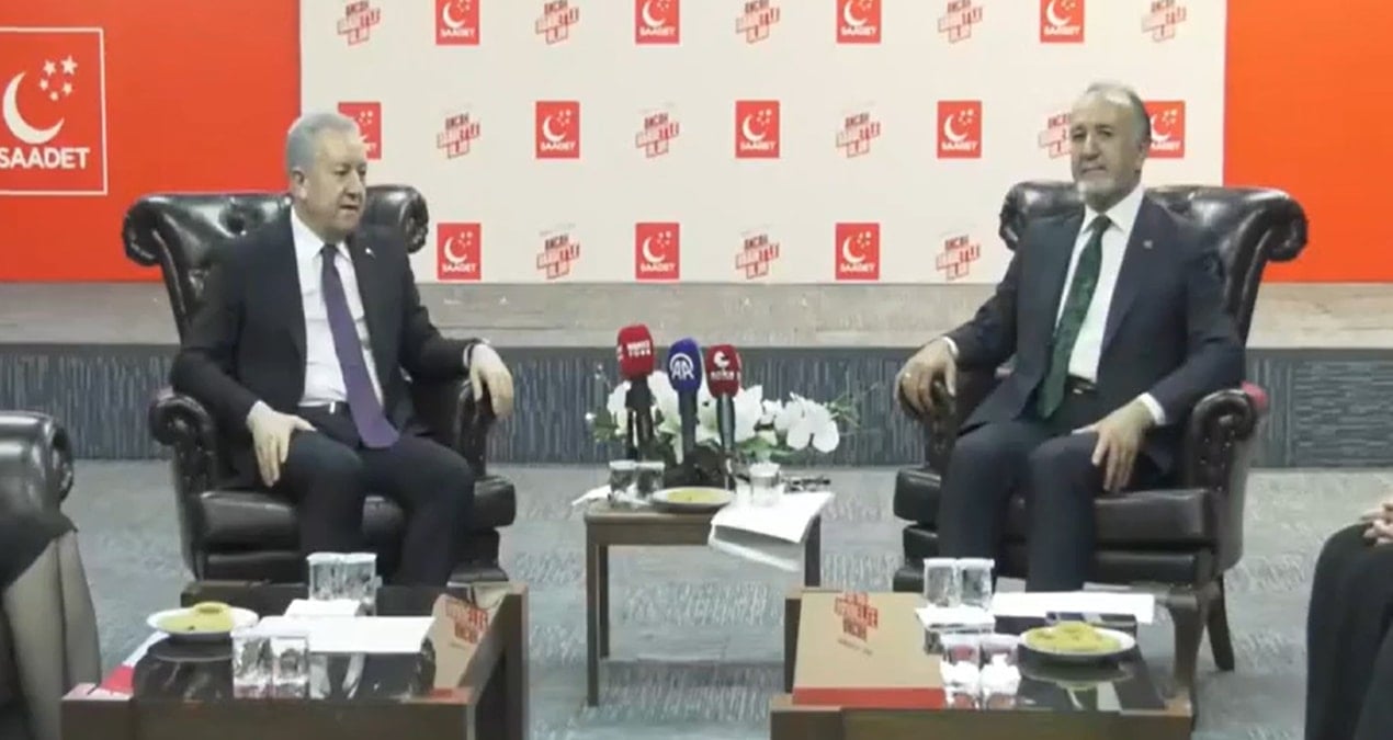 MHP, Saadet Partisi’ni ziyaret etti