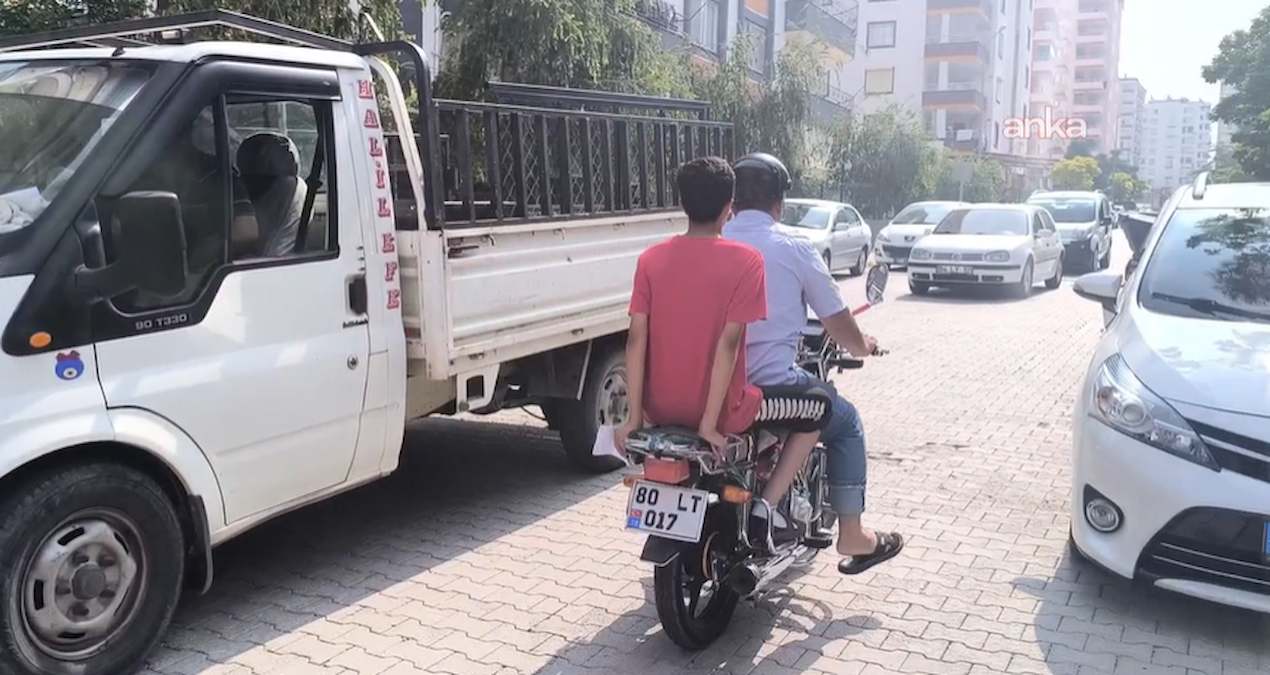 LGS sınavında kimliğini unutan öğrencinin imdadına motosikletli vatandaş yetişti